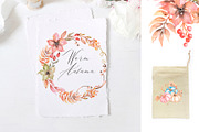 Watercolor Warm Autumn Collection, a Transportation Illustration by MayaNavits (Thumbnail 9 of 10)