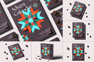 Advent Calendar Mock-up, an Advertising Mockup by zippypixelstudio