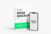 Book & iPhone 13 Mockup, a Books & Magazine Mockup by UnicDesign (Thumbnail 4 of 6)