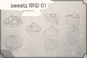 25 Sweets NHD 01 Procreate brushes, a Brush Add-On by Nan'Heidi (Thumbnail 4 of 5)