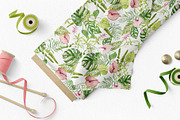 Tropical Flowers. Exotic flora set, an Illustration by Tata Pilip (Thumbnail 17 of 21)