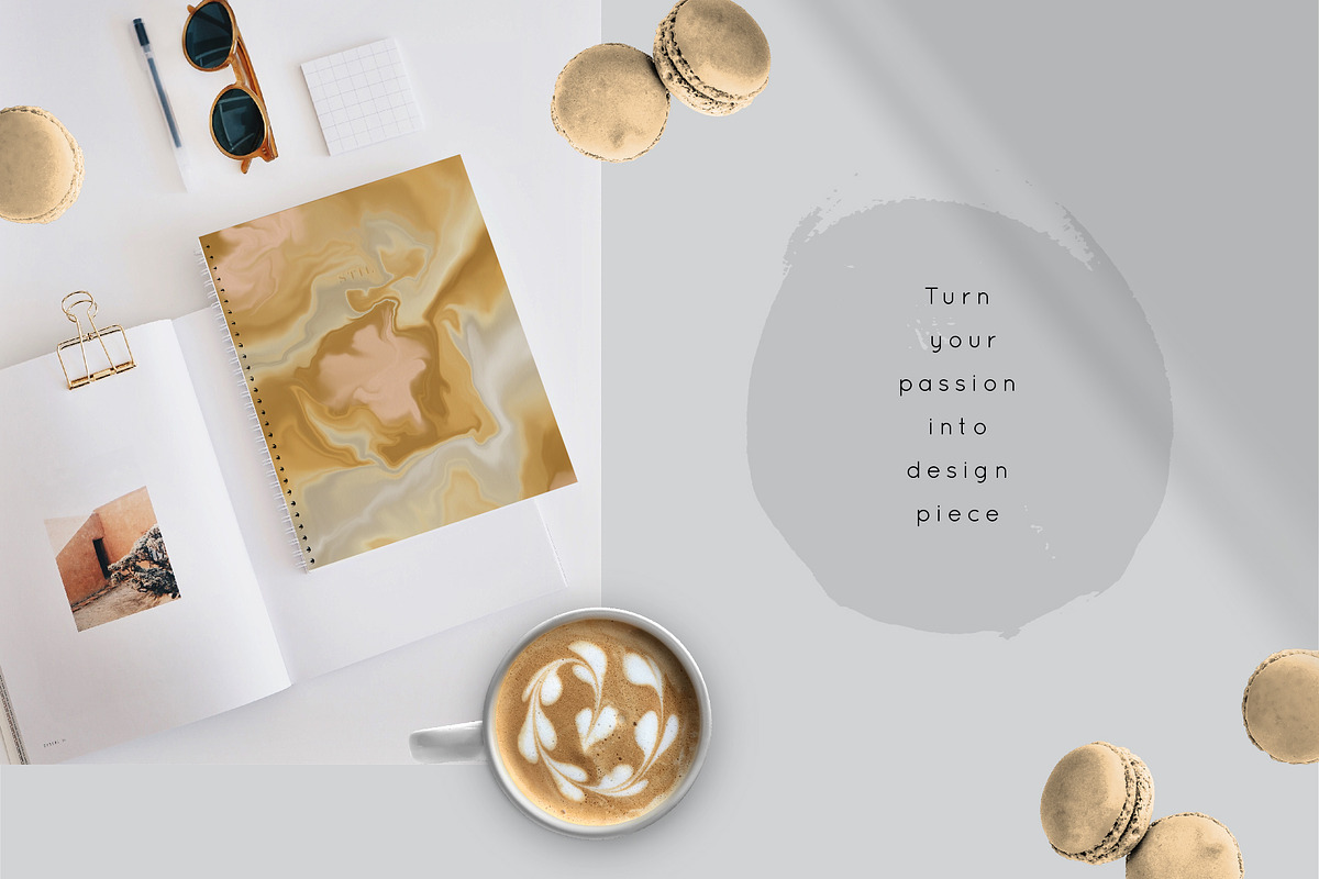 COFFEE ABSTRACT PATTERNS BUNDLE, a Texture Graphic by Creativemaker (Photo 20 of 21)