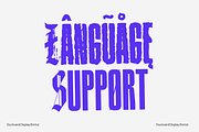 Duckvard | Blackletter Sans Display, a Blackletter Font by Jolicia Type (Thumbnail 9 of 13)