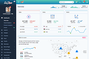 Sunrise Admin Dashboard, a Bootstrap Template by Creative Themes (Thumbnail 1 of 6)