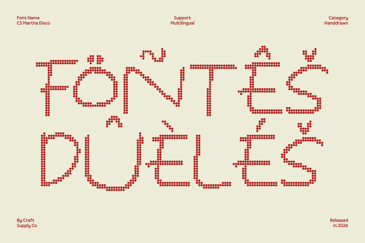 CS Martha Disco, a Handwritten Font by Craft Supply Co. (Photo 7 of 8)