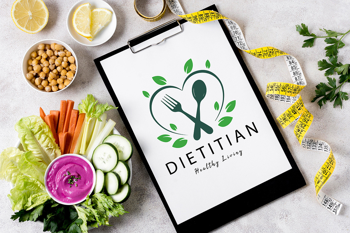 Modern Dietitian Logo Design, a Branding & Logo Template by YUDesignStore (Photo 6 of 6)