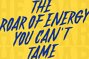 Wild Thunder - Energy Drink Font, a Handwritten Font by Letterhend Studio (Thumbnail 3 of 9)