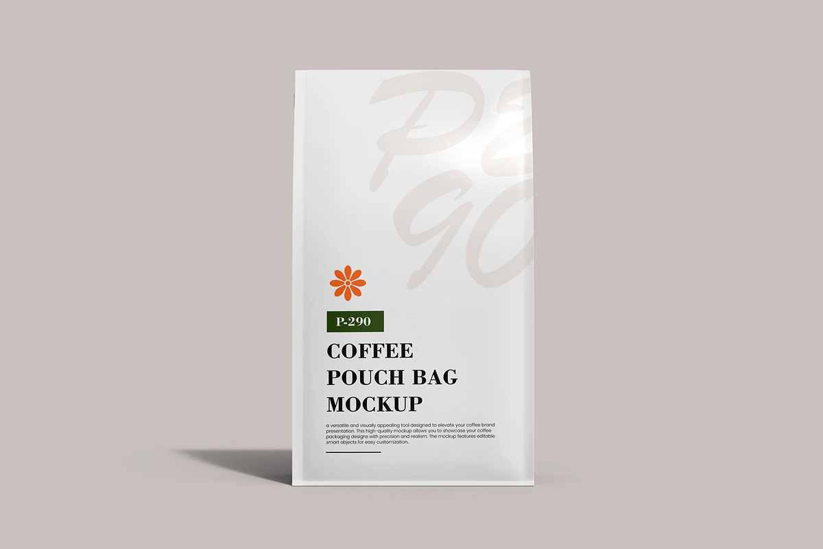 Coffee Pouch Packaging Design Mockup, a Packaging Mockup by Ram Studio (Photo 10 of 11)