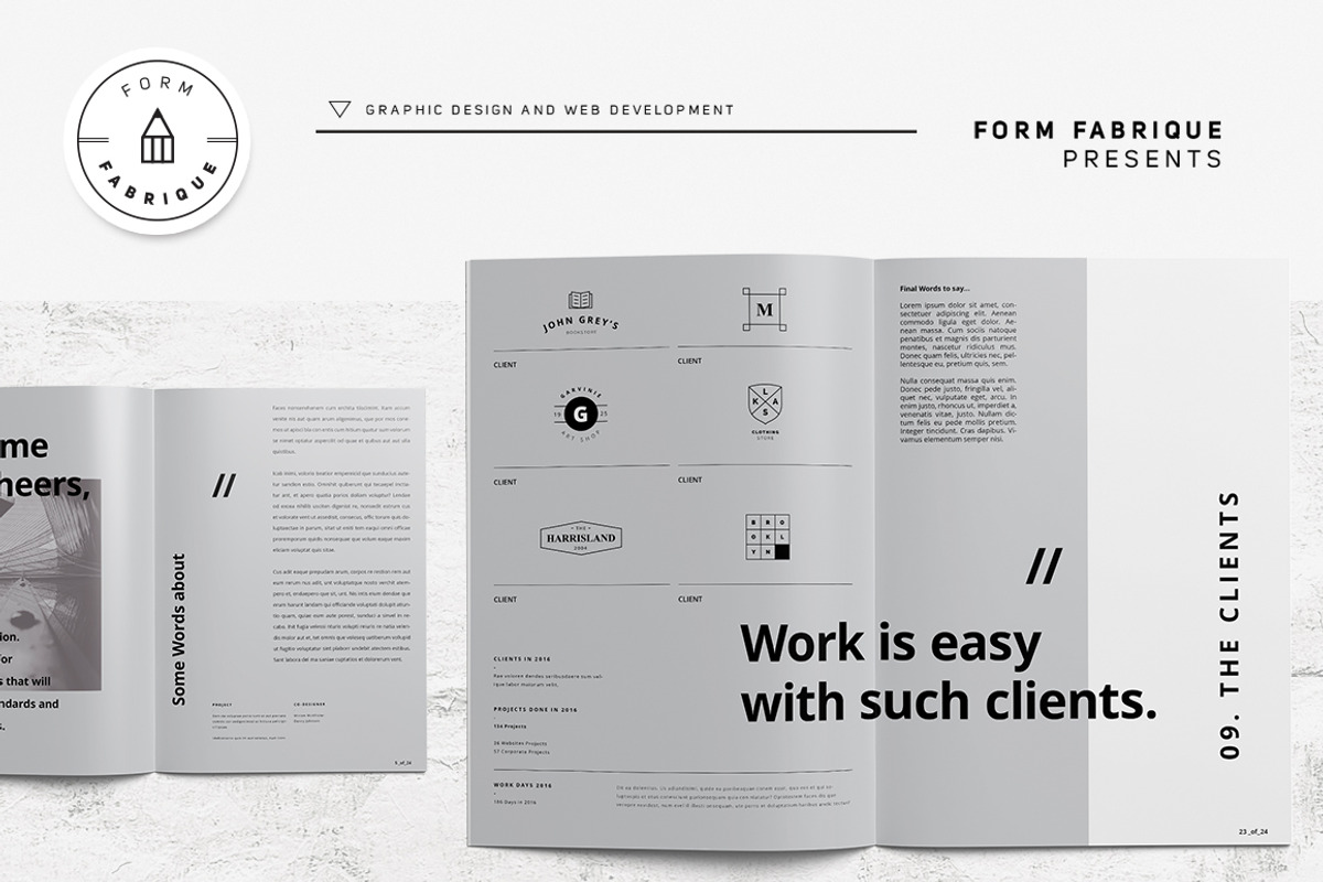 Rawz Portfolio, a Brochure Template by Form Fabrique (Photo 6 of 11)