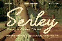 Senley -Classic Handwritten Typeface