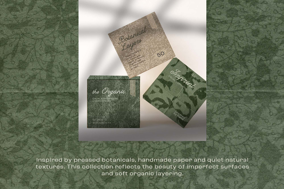 Botanical Imprint — Organic Papers, a Background Graphic by DigARTbyHavroshka (Photo 12 of 15)
