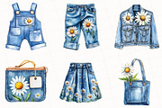 Watercolor Summer Daisy Clipart, an Illustration by OK Design (Thumbnail 5 of 5)