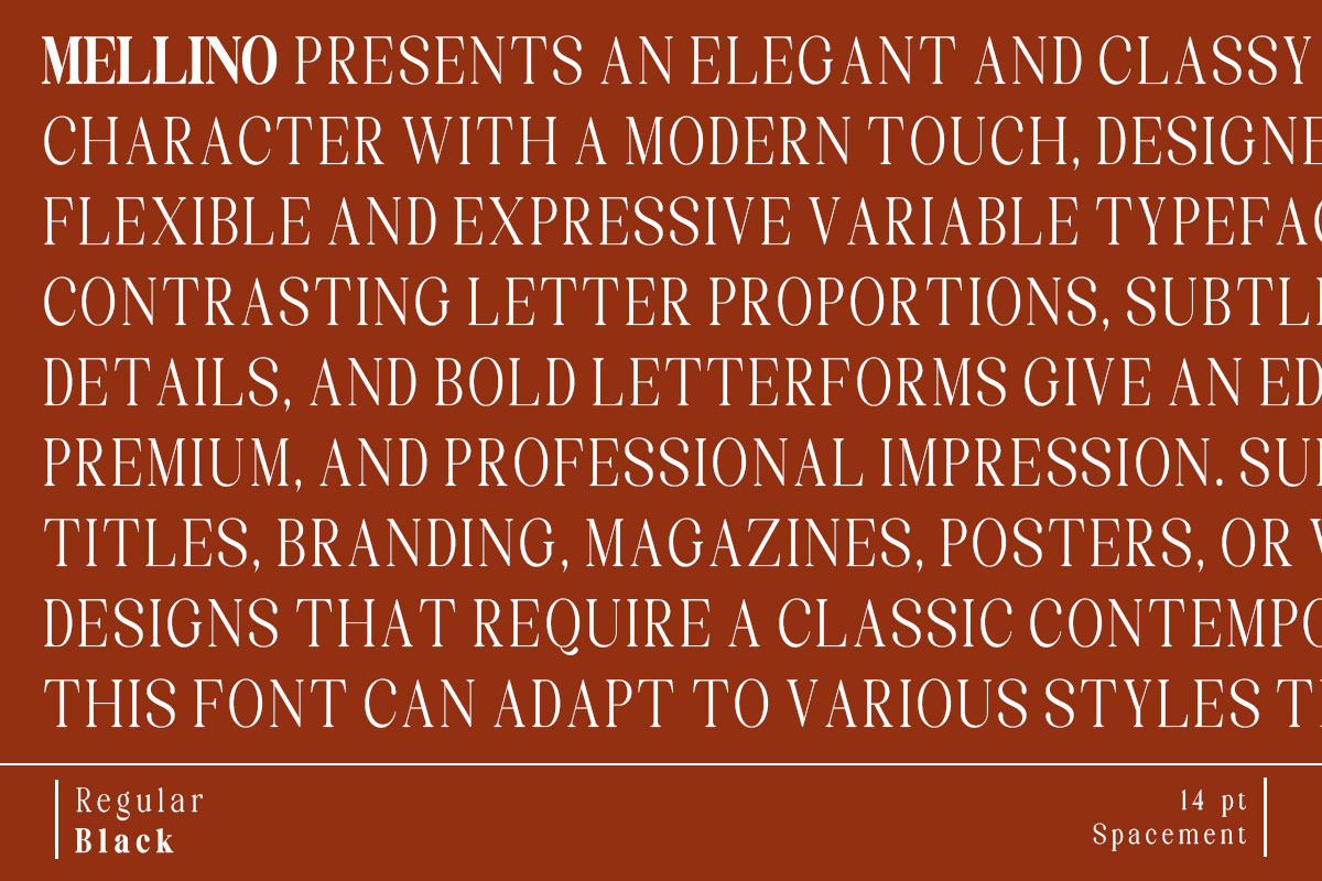 Mellino, a Serif Font by Nurul_kamal (Photo 7 of 10)