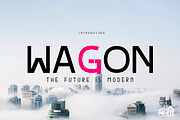 Wagon Modern Font, a Font by FabledHut (Thumbnail 1 of 5)