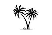 Tropical Palm Tree Silhouette Bundle, an Illustration by Amazin_art (Thumbnail 12 of 21)