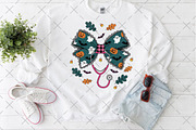 Coquette Preppy Halloween Nurse Bow, an Illustration by Craft Nest (Thumbnail 3 of 6)