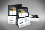 Flat Design Agency Flyer Template, a Flyer Template by Creativenauts (Thumbnail 2 of 4)