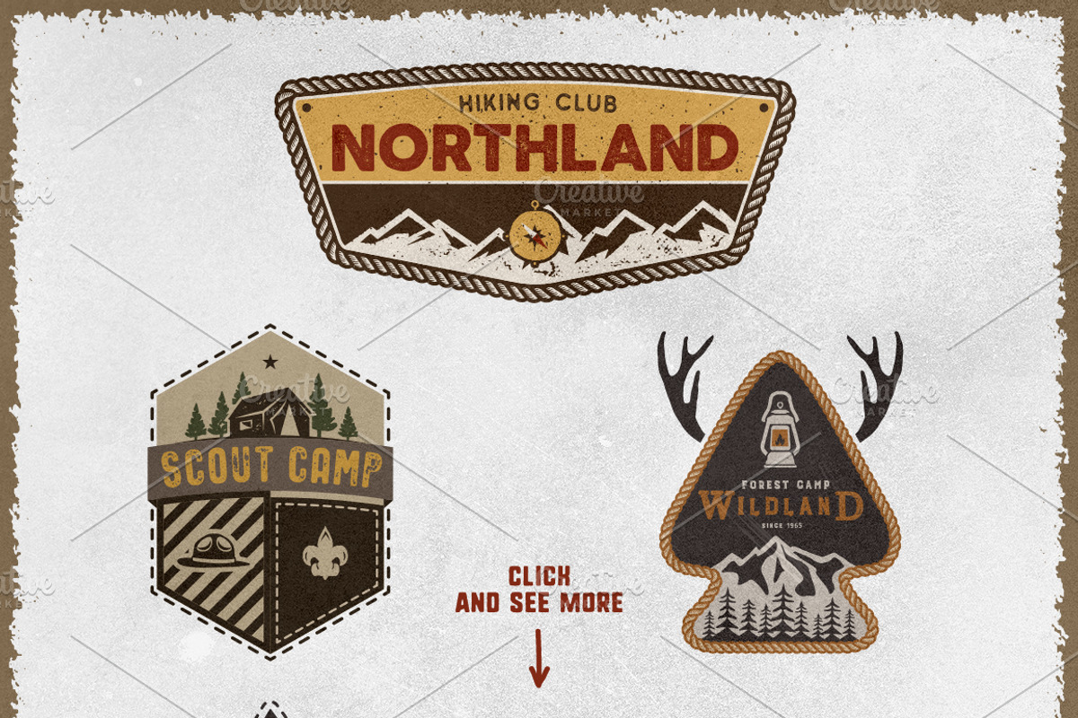 The Scouts Logos & Camping Badges, a Branding & Logo Template by JeksonGraphics (Photo 3 of 9)