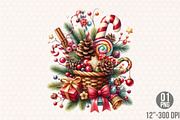 Sweet Christmas PNG, an Illustration by Designking (Thumbnail 1 of 4)