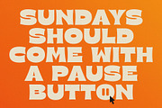 Sunday - Bold & Beautiful, a Serif Font by HipFonts (Thumbnail 5 of 7)