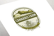 Cannabis Farm Logo, a Branding & Logo Template by Shwet Art (Thumbnail 1 of 2)