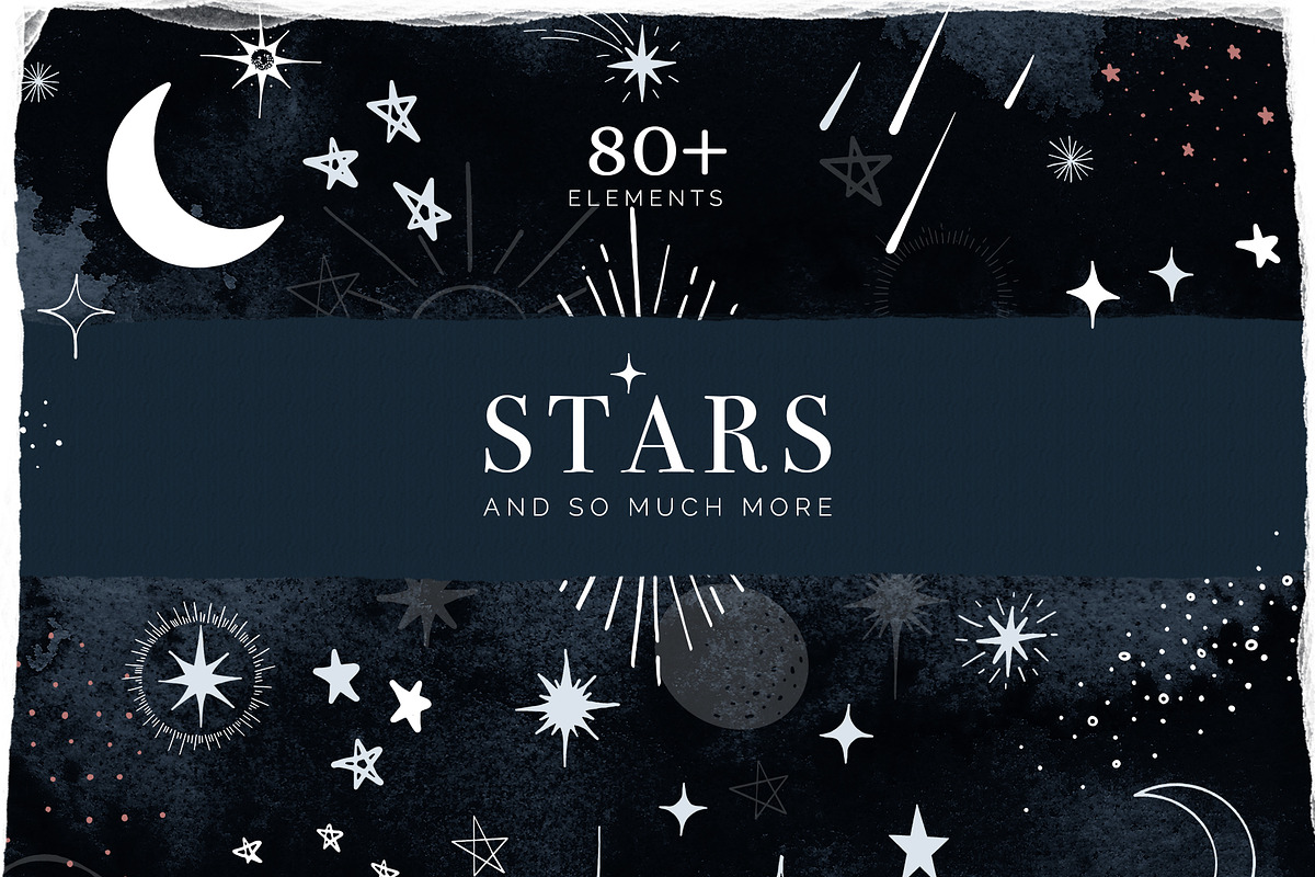 Stars, Moons & other Celestials, an Object Illustration by amber&ink (Photo 1 of 6)