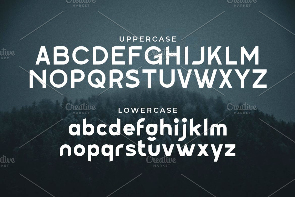Allagra Modern Sans Font, a Sans Serif Font by Artiveko (Photo 2 of 7)