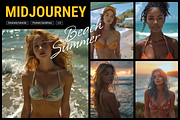 Summer Beach - Midjourney Promptbook, a Beauty & Fashion Photo by Digital Blood (Thumbnail 1 of 14)