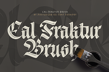 Cal Fraktur Brush