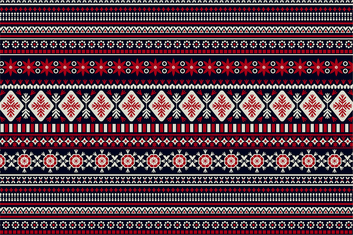 Xmas Geometric Patterns, a Pattern Graphic by Sunny_Lion (Photo 2 of 4)