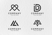 Set of monogram logo design. PART 3, a Branding & Logo Template by BARONSTD (Thumbnail 2 of 5)