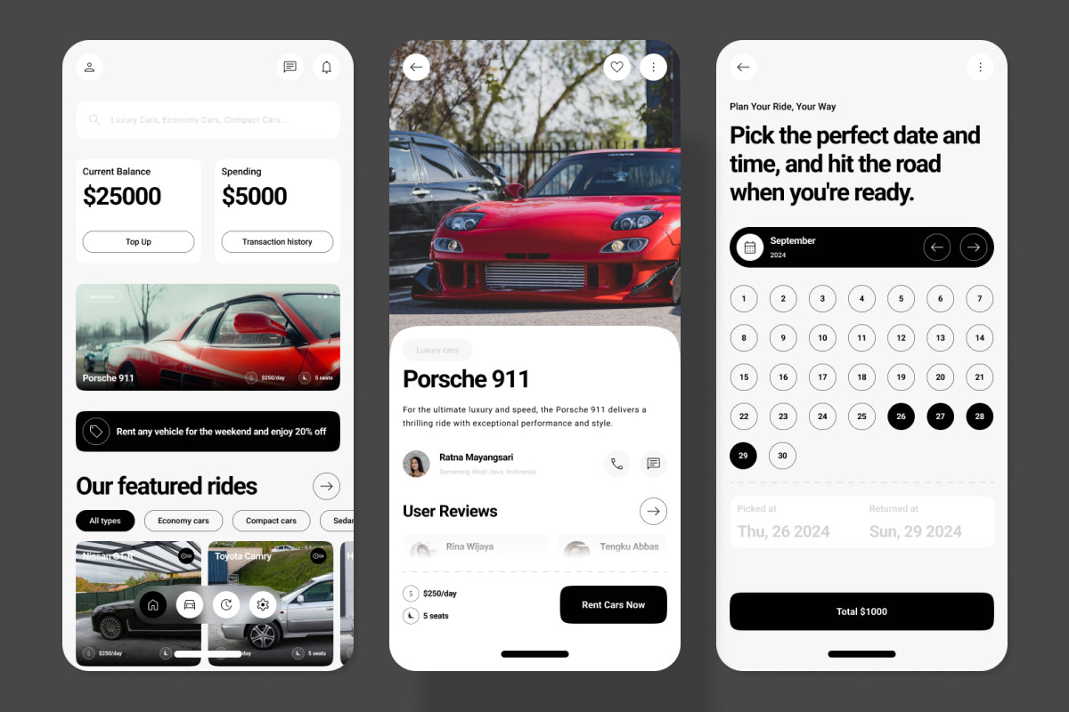 Heim - Car Rent App, an App Template by twinstd (Photo 5 of 5)
