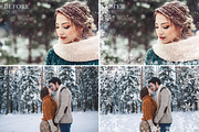 Snowflake Frames photo overlays, a Layer Style Add-On by BrownLeopard (Thumbnail 5 of 6)
