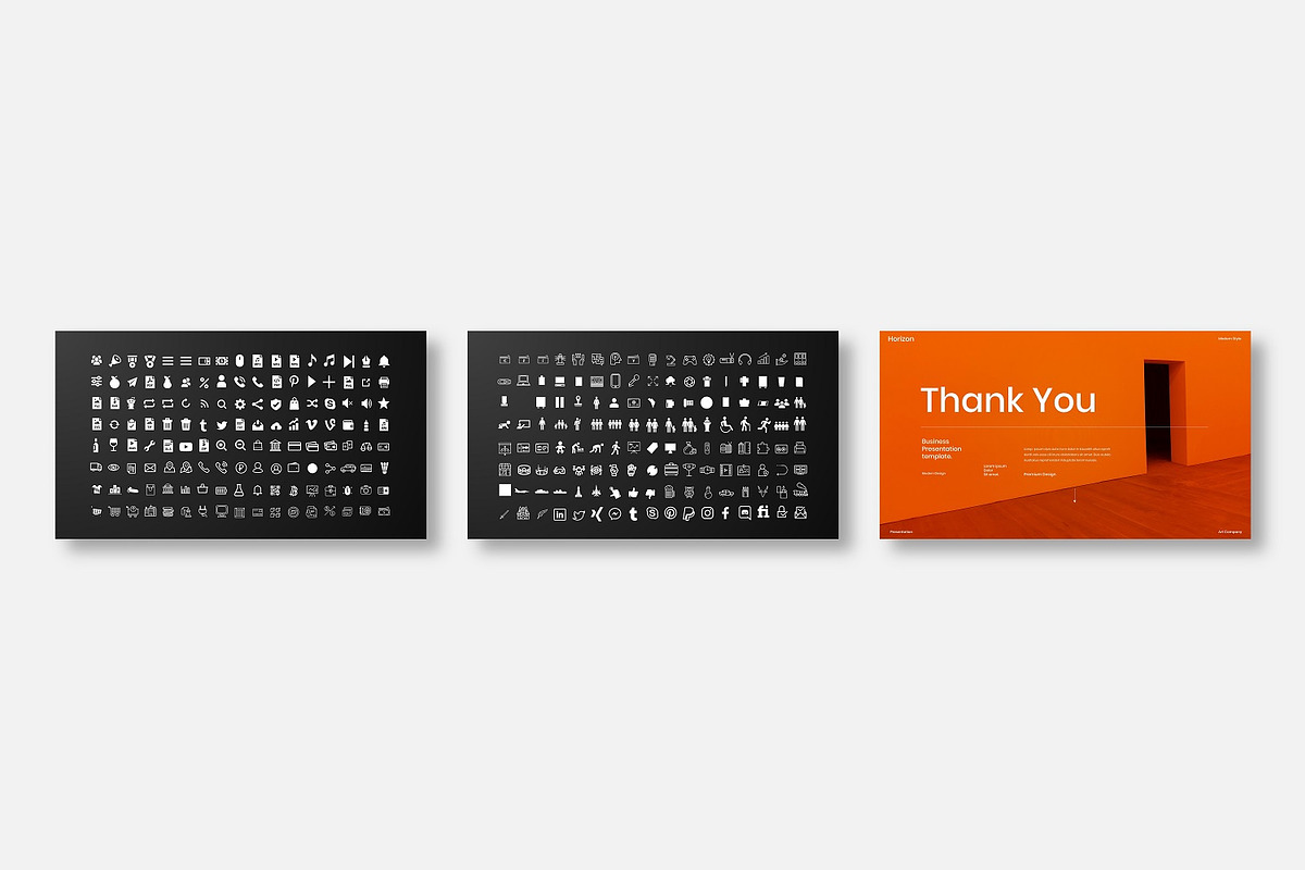 Horizon – Business PowerPoint, a Presentation Template by Dens Creative Studio (Photo 6 of 6)