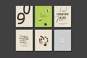 XVV Creative Collage Canva Templates, a Social Media Template by rainbojelia (Thumbnail 2 of 14)