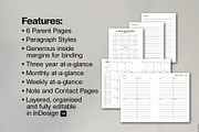 2025 Weekly Planner for InDesign-UK, a Brochure Template by StudioWorks (Thumbnail 2 of 3)