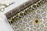 Wild Animal Prints Set Coffe & Lime, a Pattern Graphic by Oksana Dovhopol Art (Thumbnail 6 of 19)