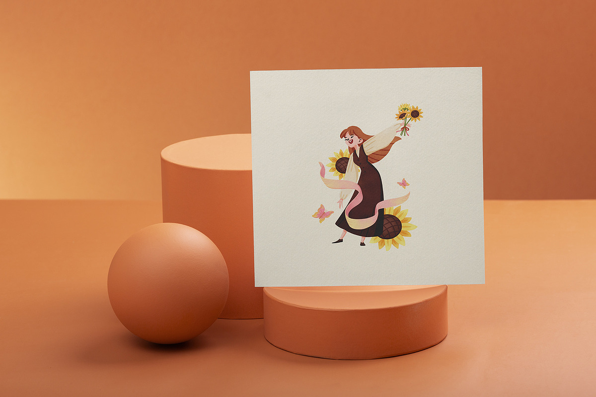 Women Shine Bright – Watercolor, a Person Illustration by CreativeValuation (Photo 7 of 11)