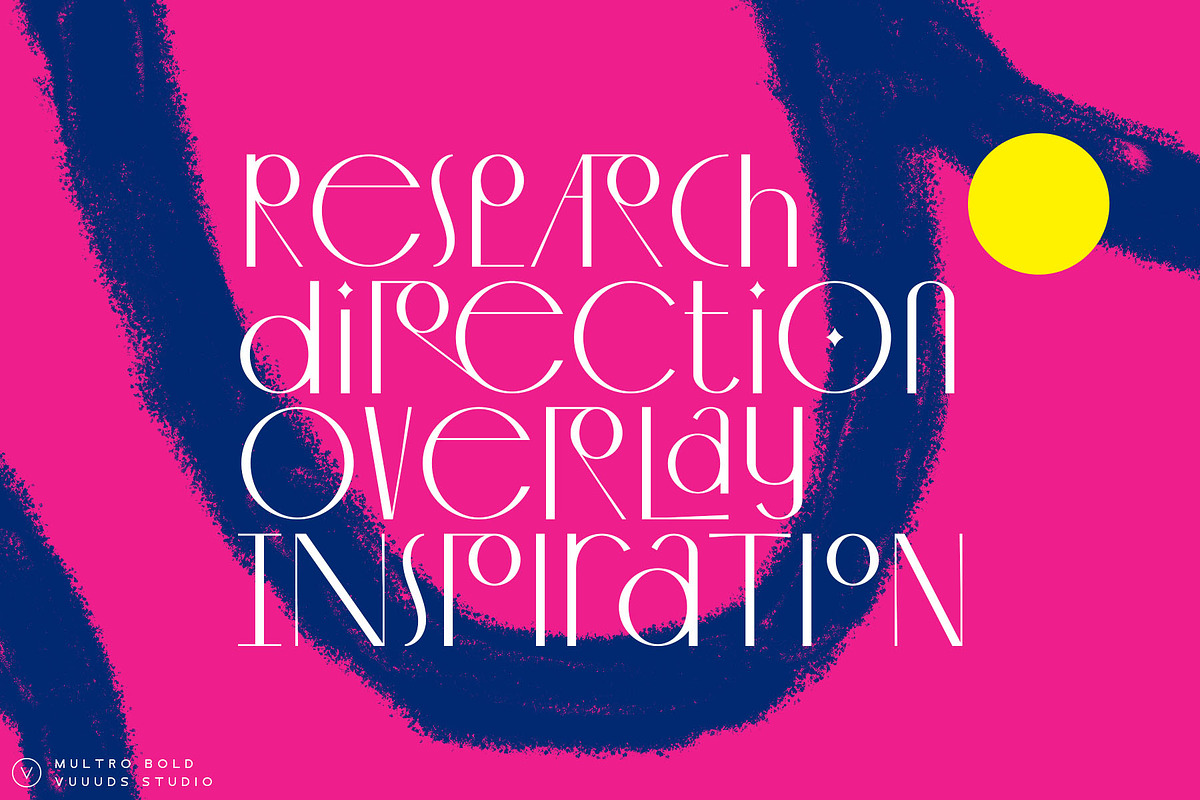 Multro Bold, a Sans Serif Font by vuuuds (Photo 2 of 11)