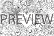 35 Valentine's coloring, an Animal Illustration by Somjai King (Thumbnail 19 of 36)