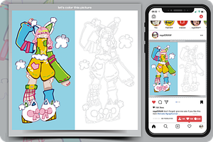 Vector illustration of coloring, an Education Illustration by regalDRAW