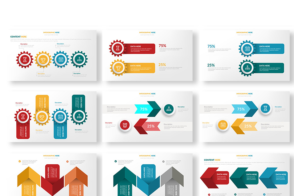 Infographics Keynote Presentation, a Presentation Template by Graphicgo (Photo 12 of 16)