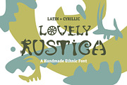 Lovely Rustica, a Font by Malena (Thumbnail 1 of 8)