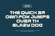 Exos - Black Urban Font, a Sans Serif Font by Grontype (Thumbnail 7 of 8)
