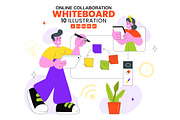 10 Online Whiteboard Tools, a Work Illustration by denayunebgt (Thumbnail 1 of 4)