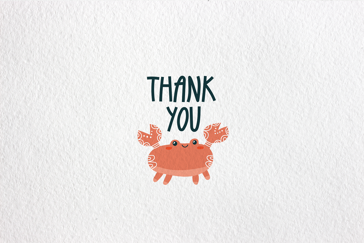Under the sea clipart for kids, an Animal Illustration by RinaKustova (Photo 12 of 12)