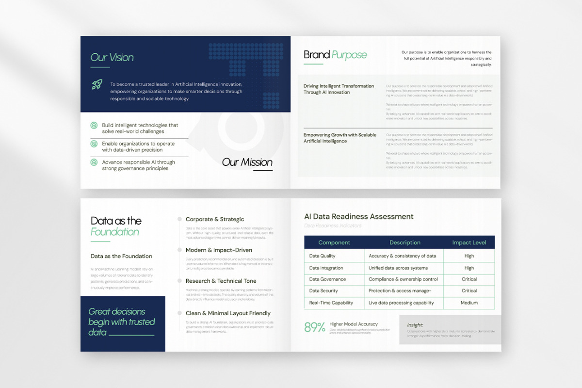 AI Machine Learning Whitepaper, a Brochure Template by twinstd (Photo 5 of 7)