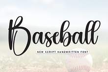 Baseball | Script Font