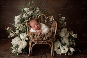 Newborn Chair Digital Backdrop