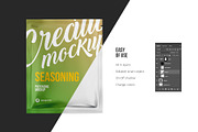 2 PSD Spices Seasoning Sachet mockup, a Packaging Mockup by easymock (Thumbnail 6 of 13)